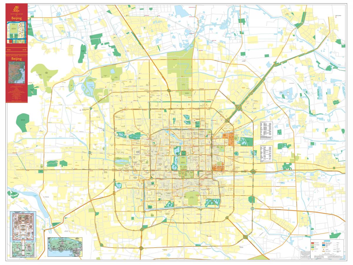 Pekin (Peking) - mapa miasta